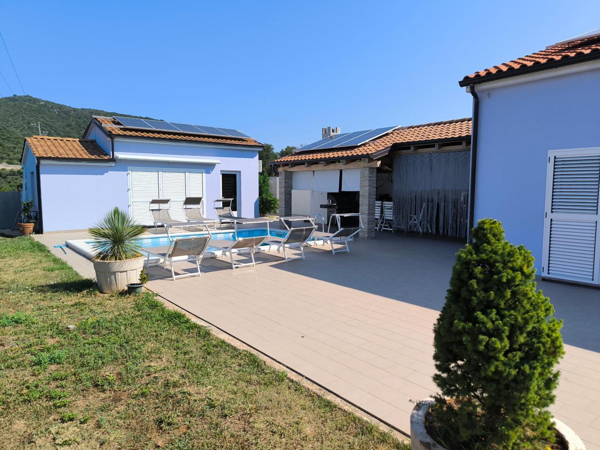 House With Pool Villa Mali Lošinj Exterior foto